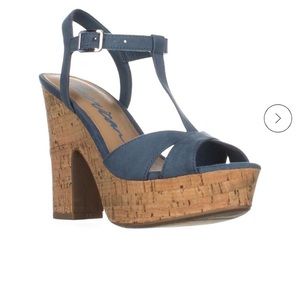 Blue summer platform sandals - American Rag
